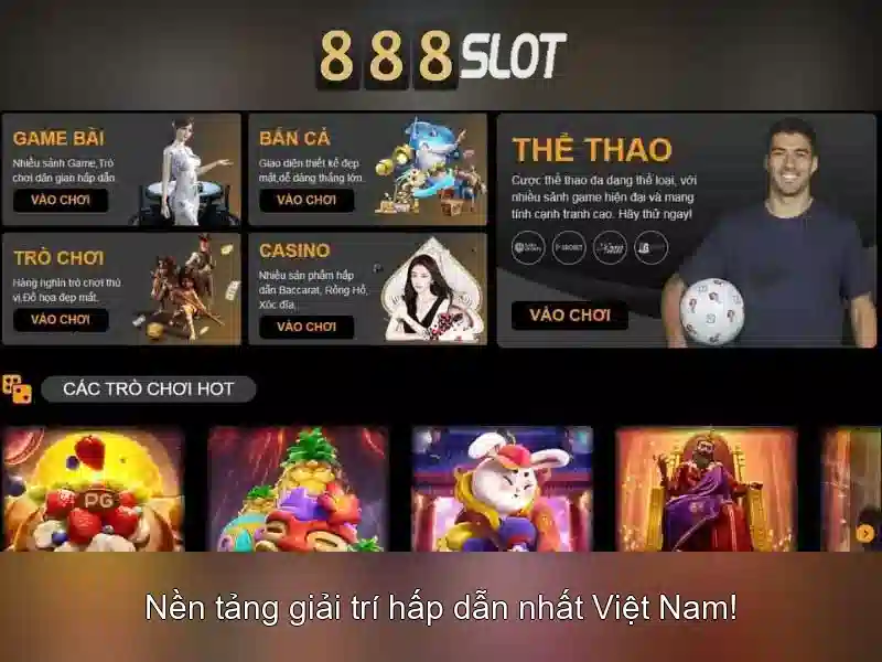 888SLOT – Trải Nghiệm Cá Cược Thể Thao Đỉnh Cao Với 888slot Com Login